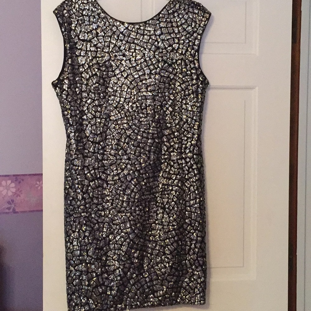 H&M Metallic Dress